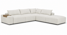 Load image into Gallery viewer, Encore Sectional White Boucle Fabric
