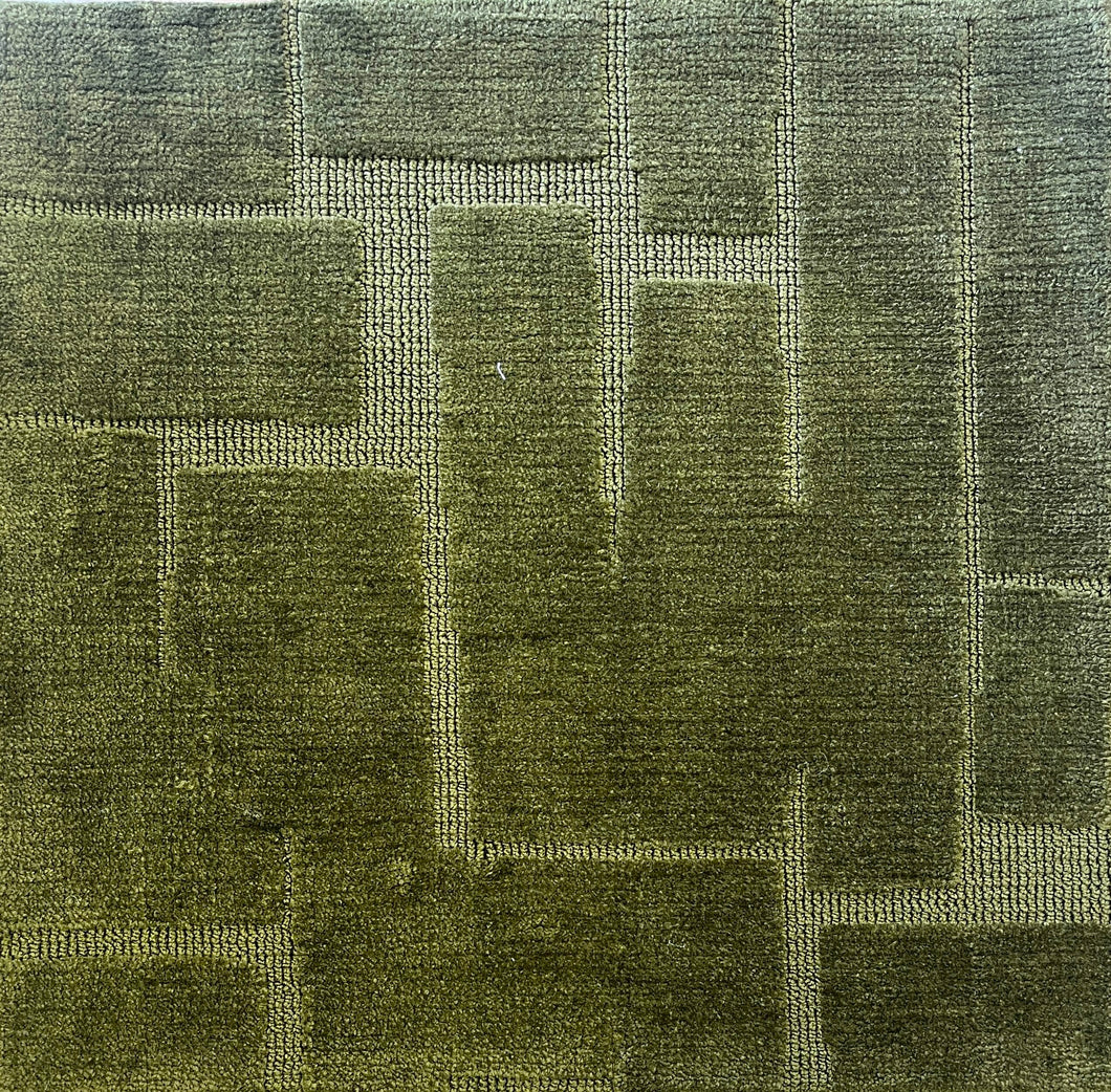 Maze Moss Green Rug