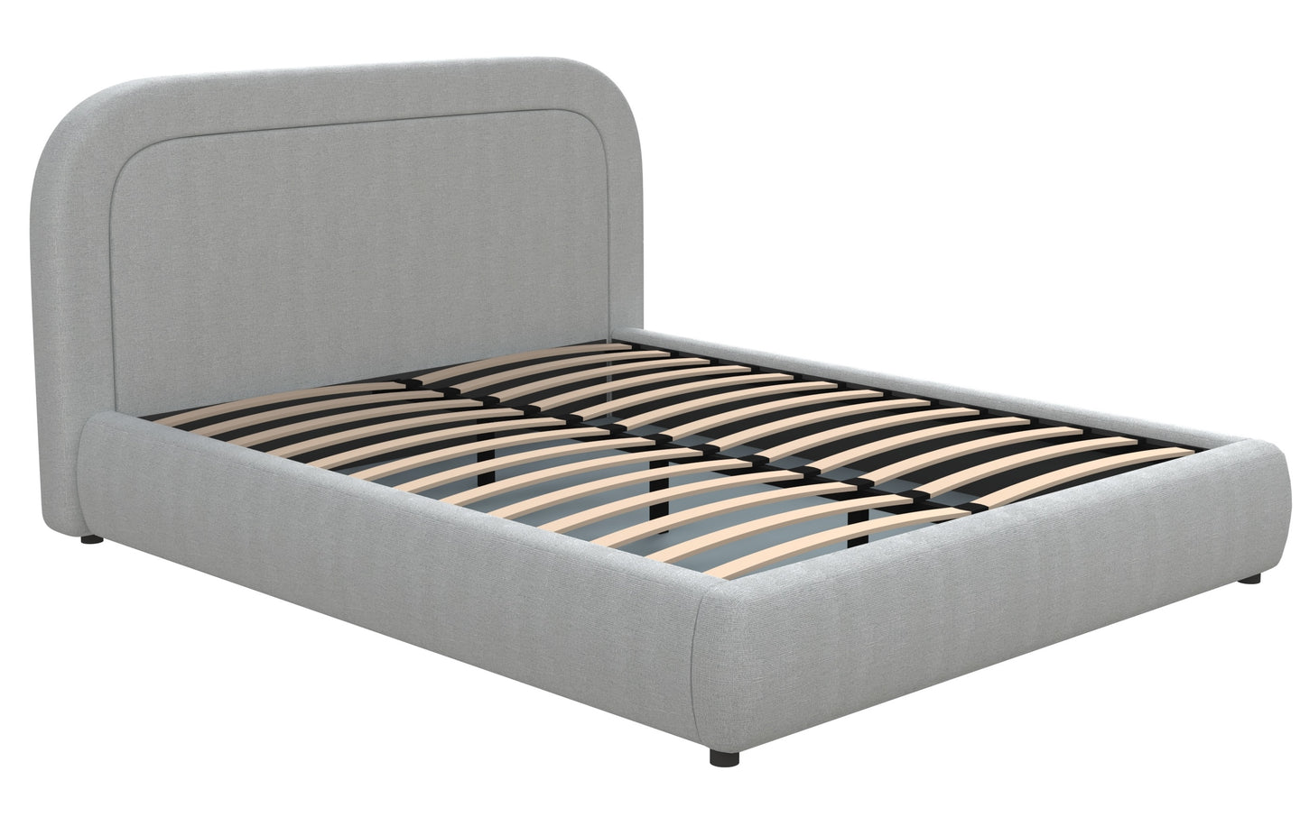 Plume Off White Chenille Bed