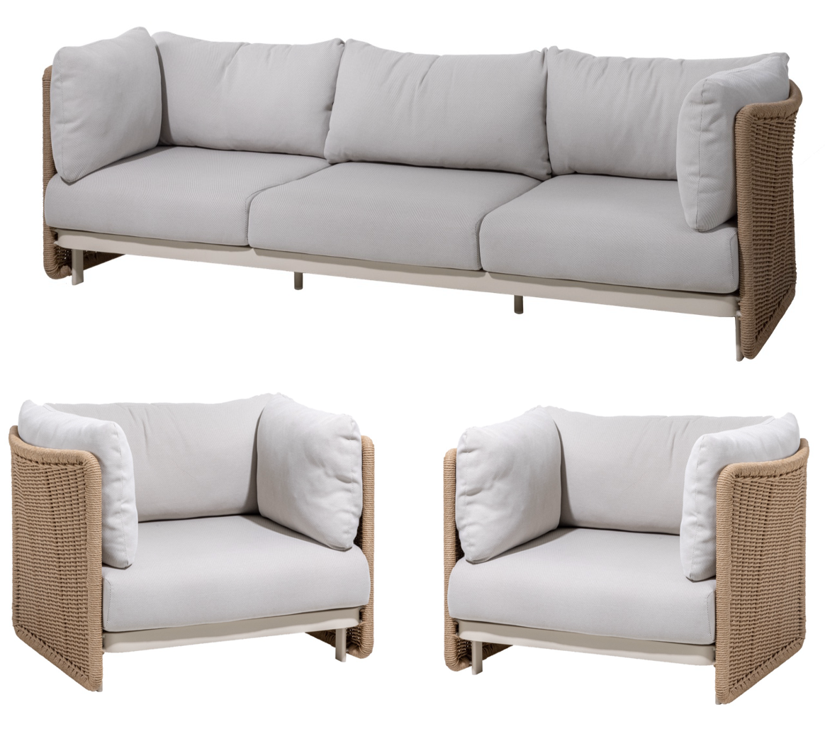 Giulia 3 Seater Outdoor Set