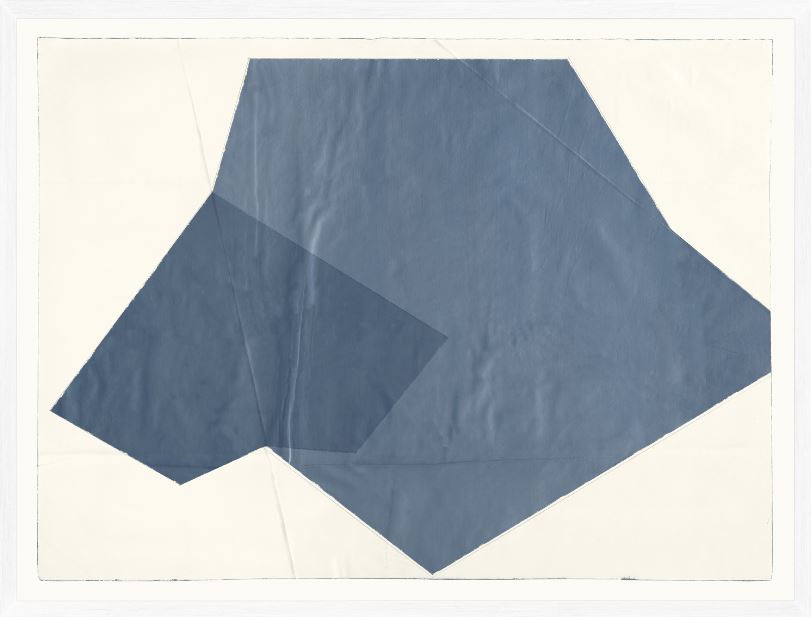 Blue Origami XII Artwork
