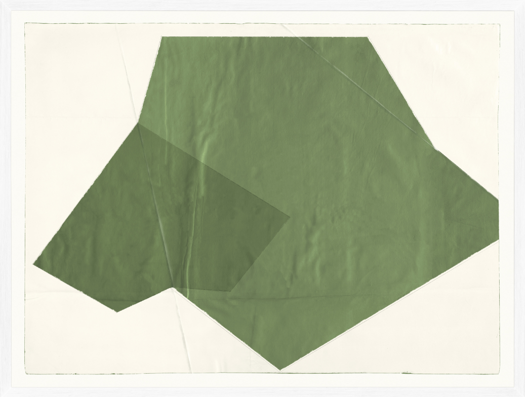 Green Origami XII Artwork