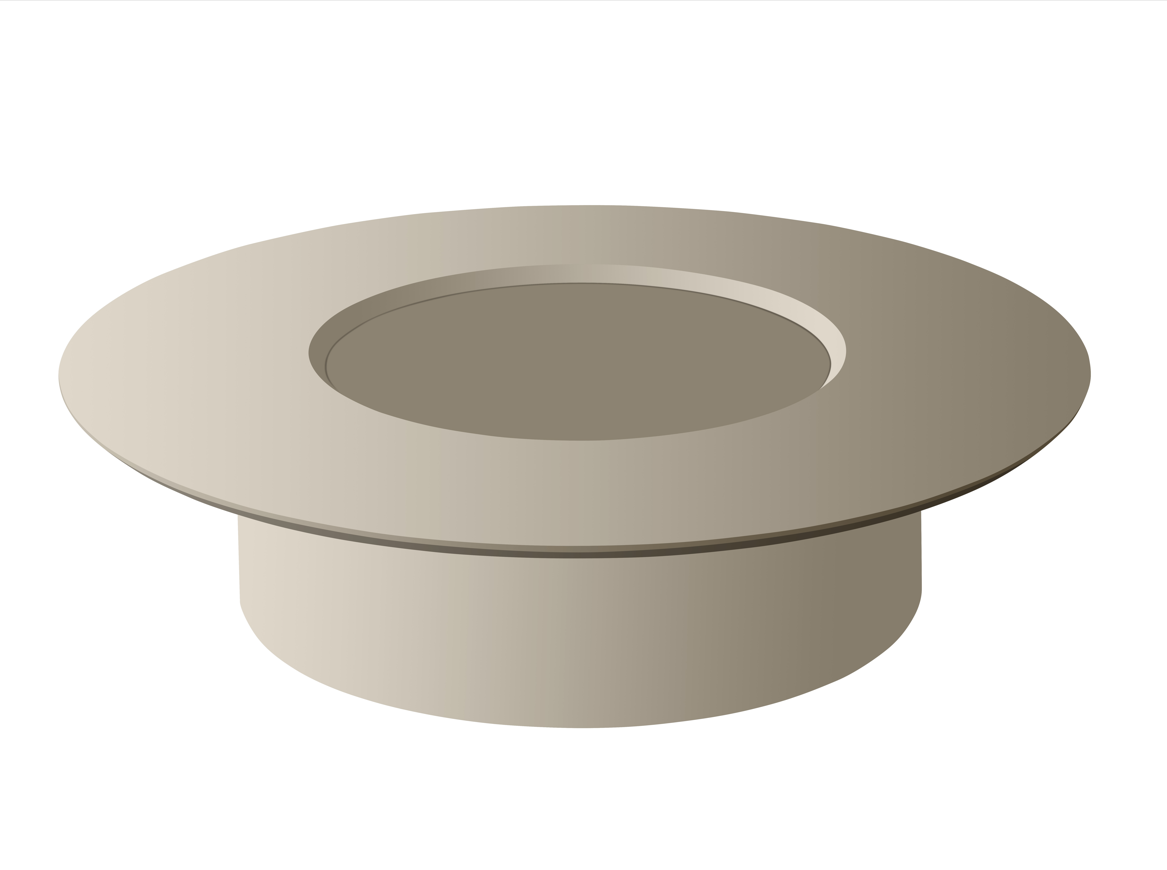 Ana Round Low Coffee Table